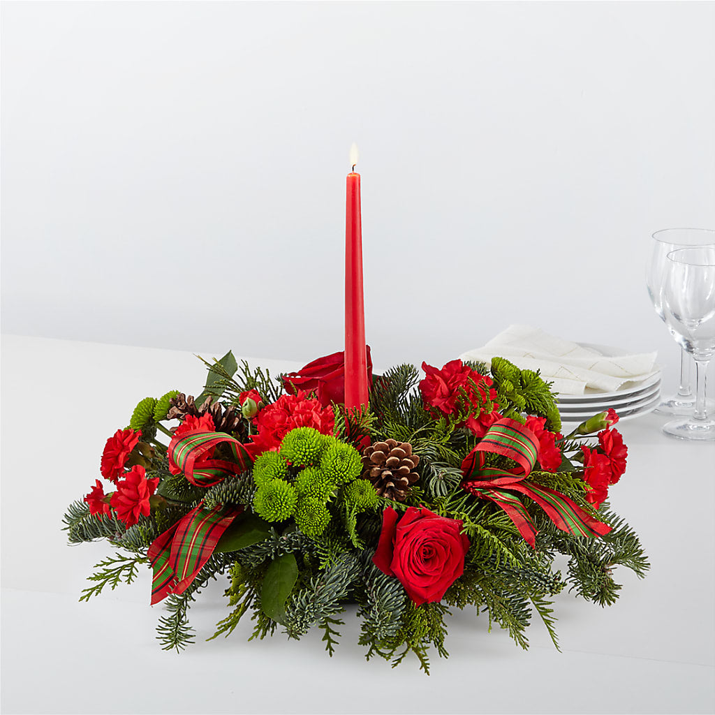 By the Candlelight Centerpiece – Citrus Valley Florist, West Covina CA