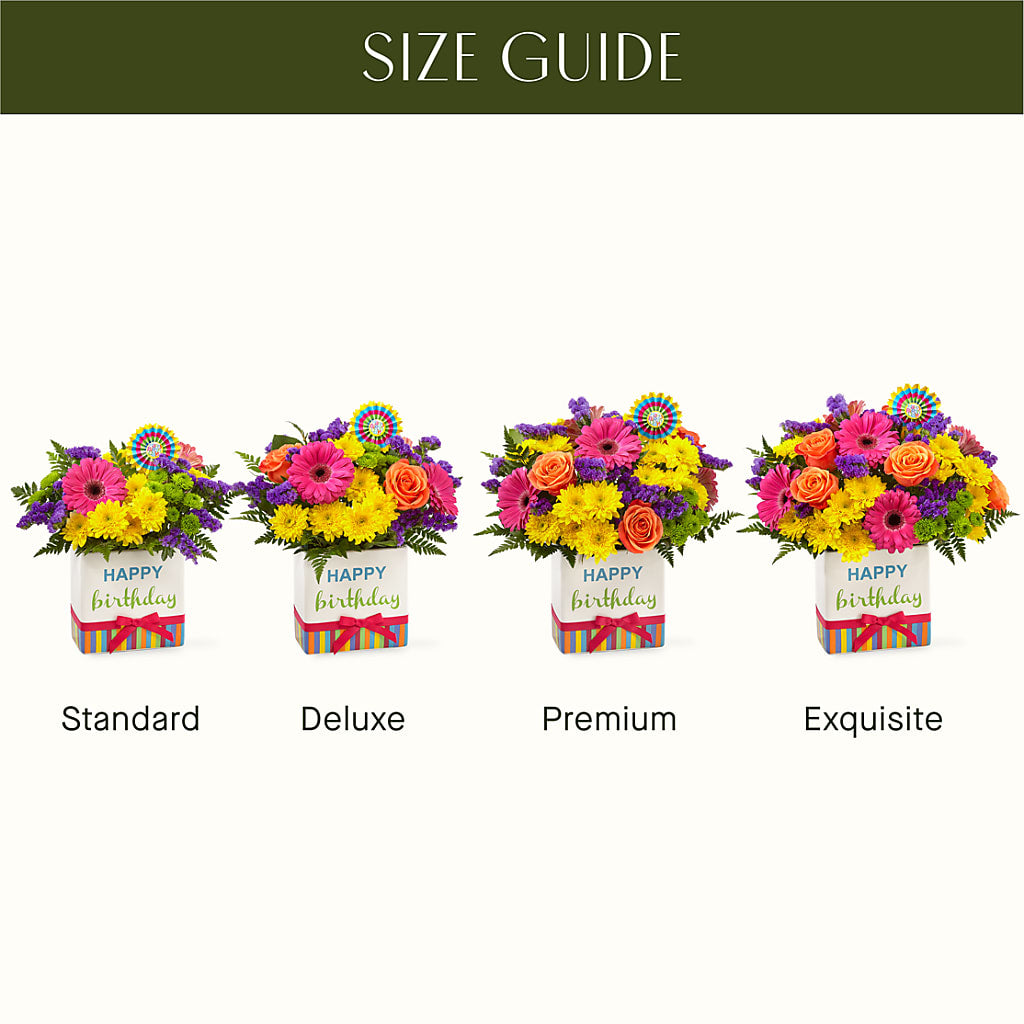 Birthday Brights Bouquet – Citrus Valley Florist, West Covina CA