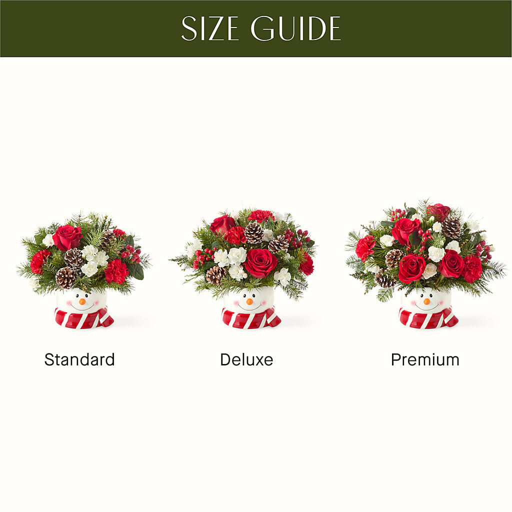 Jolly Snowman Bouquet – Citrus Valley Florist, West Covina CA