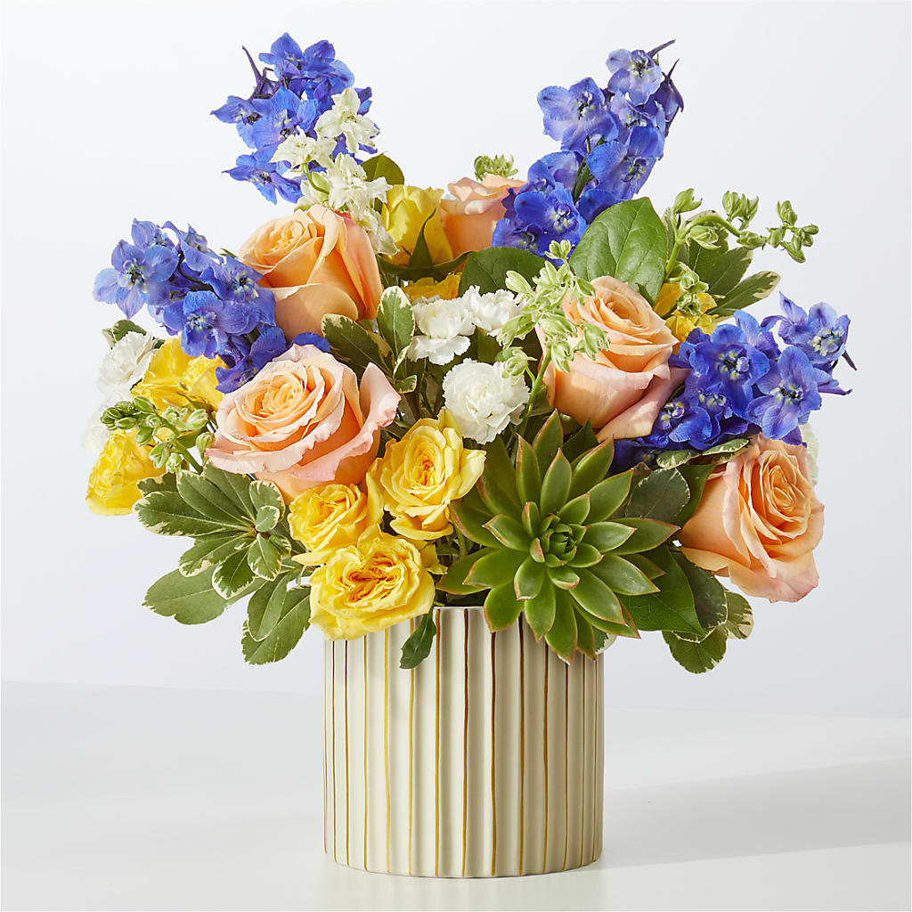 Cobalt Reverie Bouquet – Citrus Valley Florist, West Covina CA