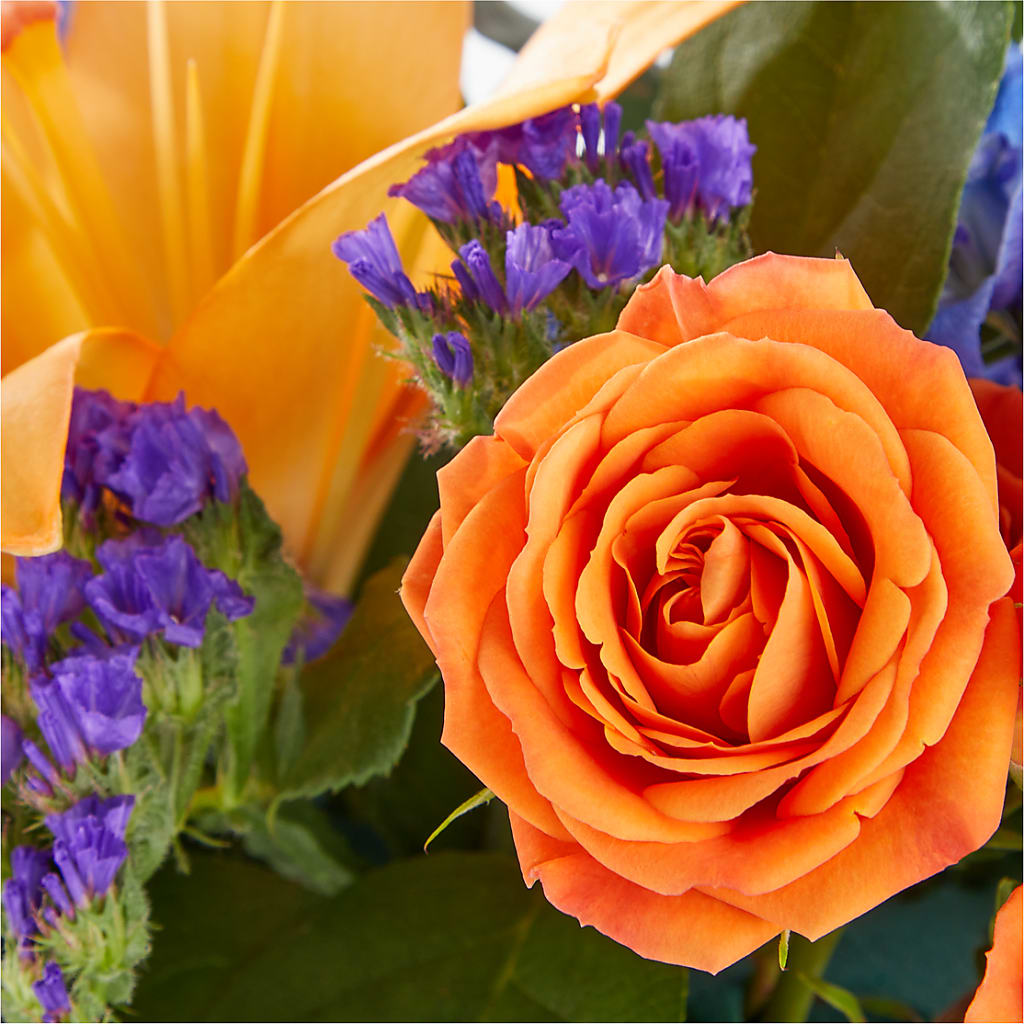 Radiant Citrus Box Bouquet – Citrus Valley Florist, West Covina CA