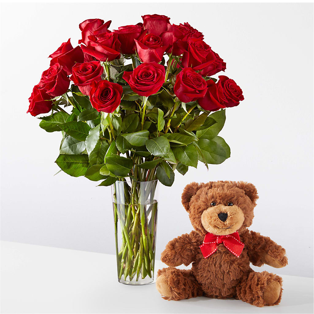 Romantic Long Stem Red Rose Bouquet Bundles – Citrus Valley Florist, West Covina CA