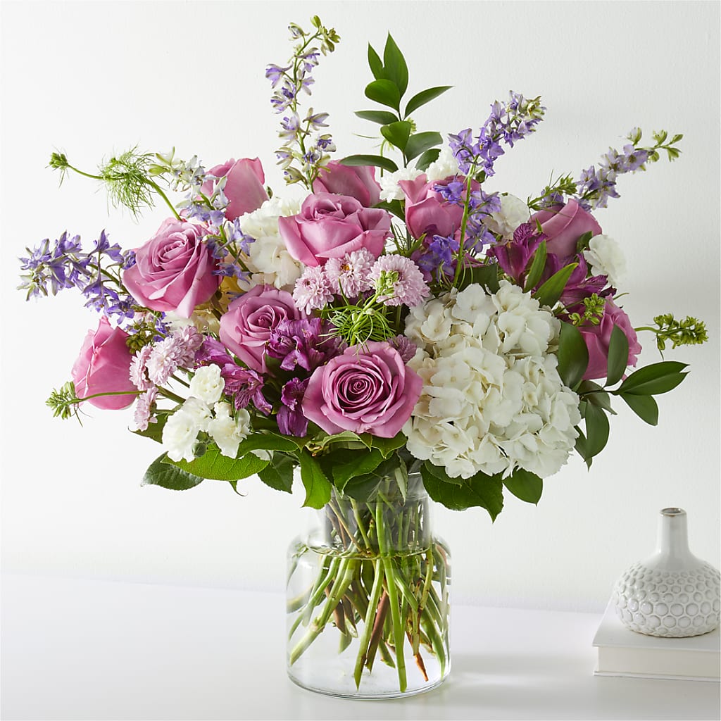 Violet Caress Bouquet – Citrus Valley Florist, West Covina CA