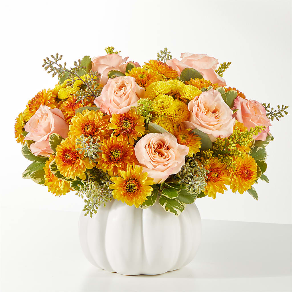 Peachy Pumpkin – Citrus Valley Florist, West Covina CA