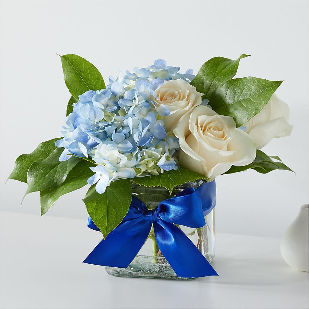 Sky Blue Delight Bouquet – Citrus Valley Florist, West Covina CA