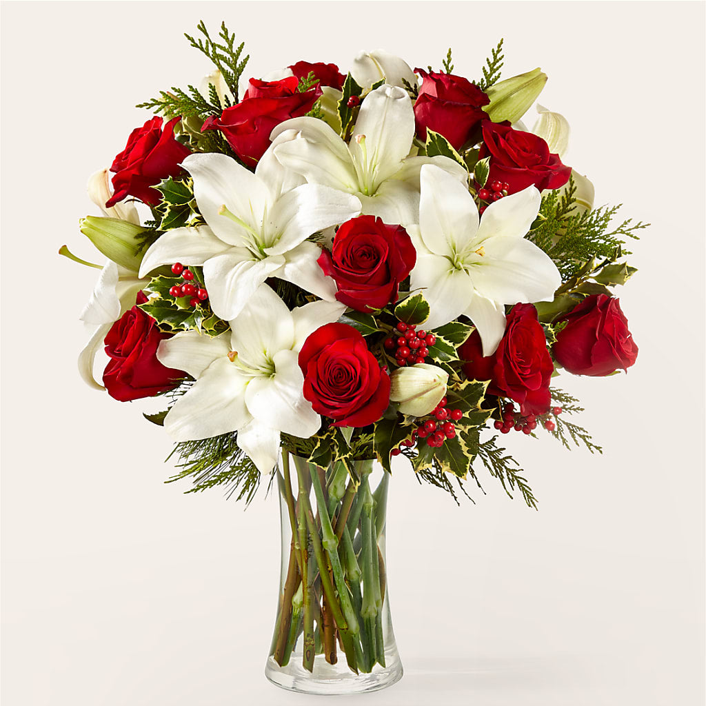 Sparkling Snowflakes Bouquet – Citrus Valley Florist, West Covina CA