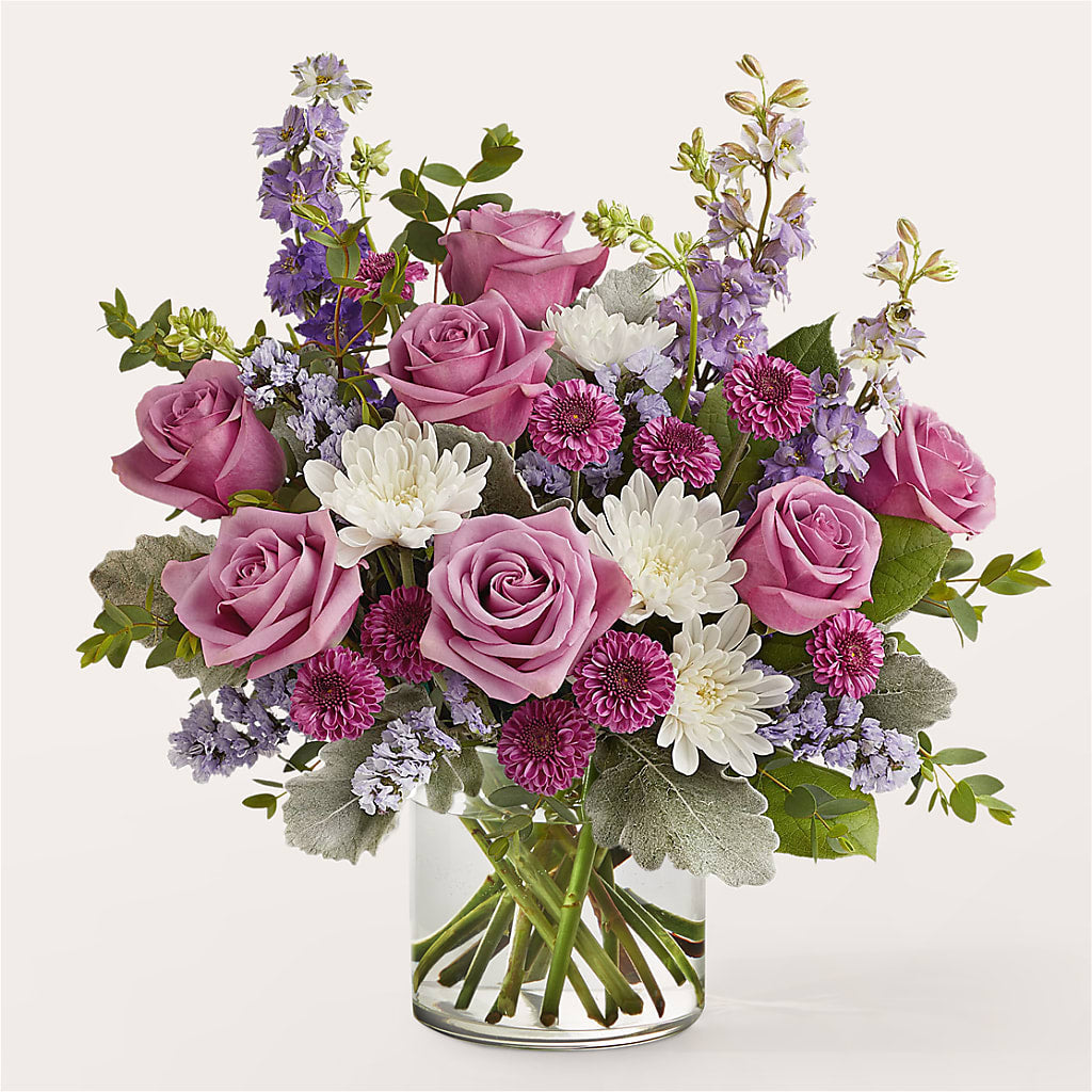 Violet Frost Bouquet – Citrus Valley Florist, West Covina CA