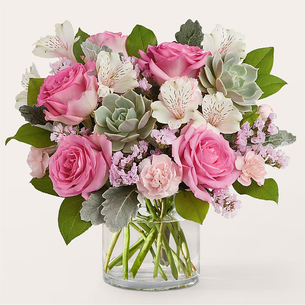 Dusty Rose Bouquet – Citrus Valley Florist, West Covina CA