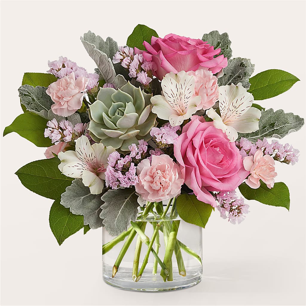 Dusty Rose Bouquet – Citrus Valley Florist, West Covina CA