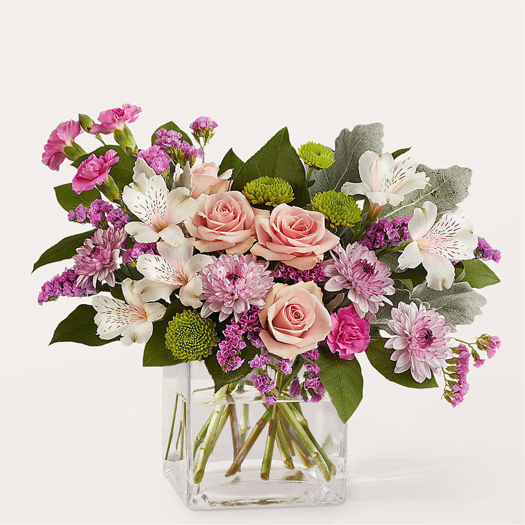 Pink Suede Bouquet – Citrus Valley Florist, West Covina CA