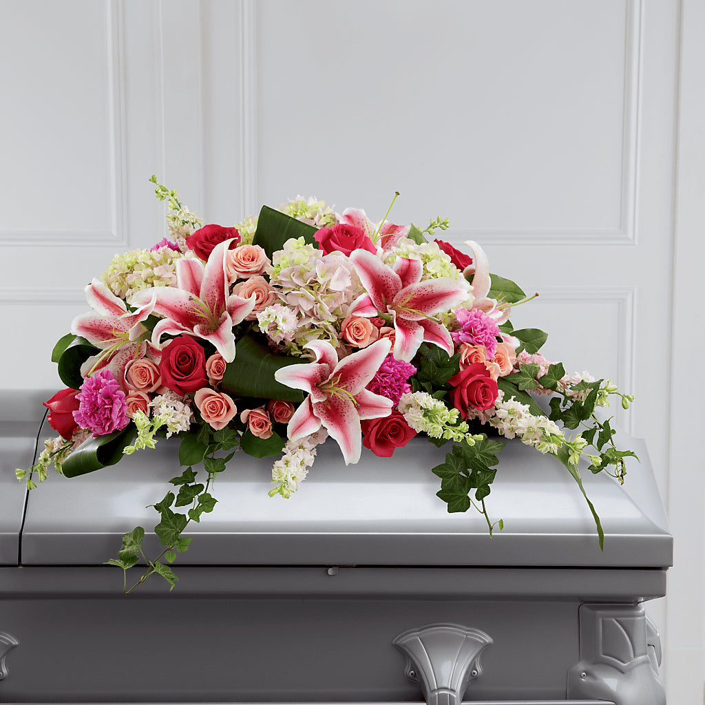 Splendid Grace Casket Spray – Citrus Valley Florist, West Covina CA
