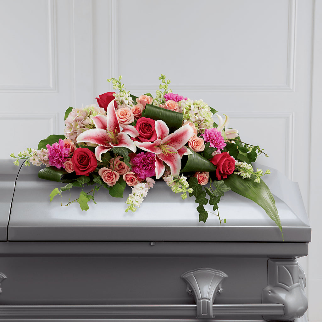 Splendid Grace Casket Spray – Citrus Valley Florist, West Covina CA