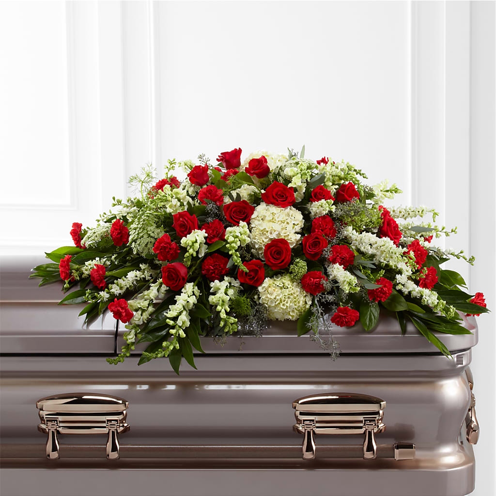 Sincerity Casket Spray – Citrus Valley Florist, West Covina CA