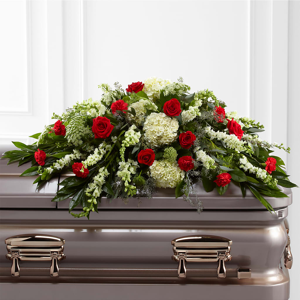 Sincerity Casket Spray – Citrus Valley Florist, West Covina CA