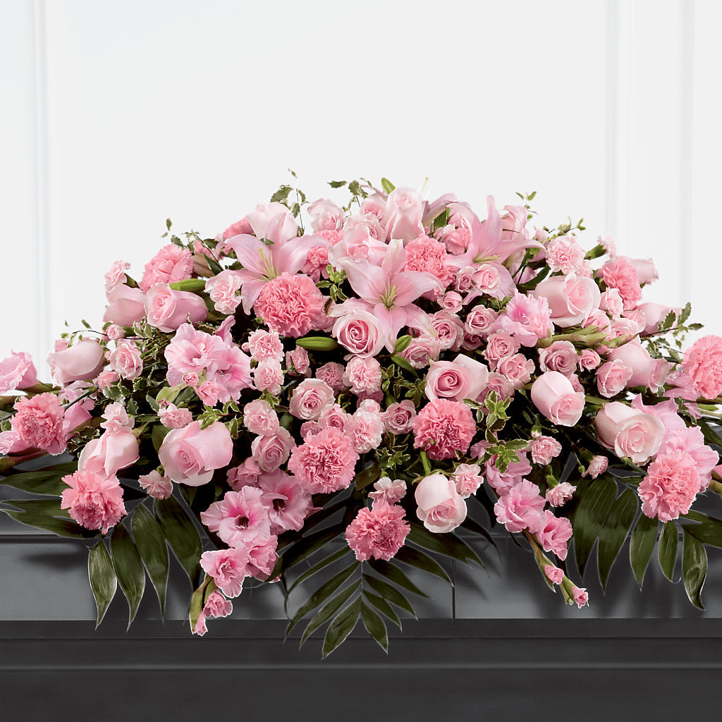 Garden of Comfort Casket Spray (Standard) – Citrus Valley Florist, West Covina CA