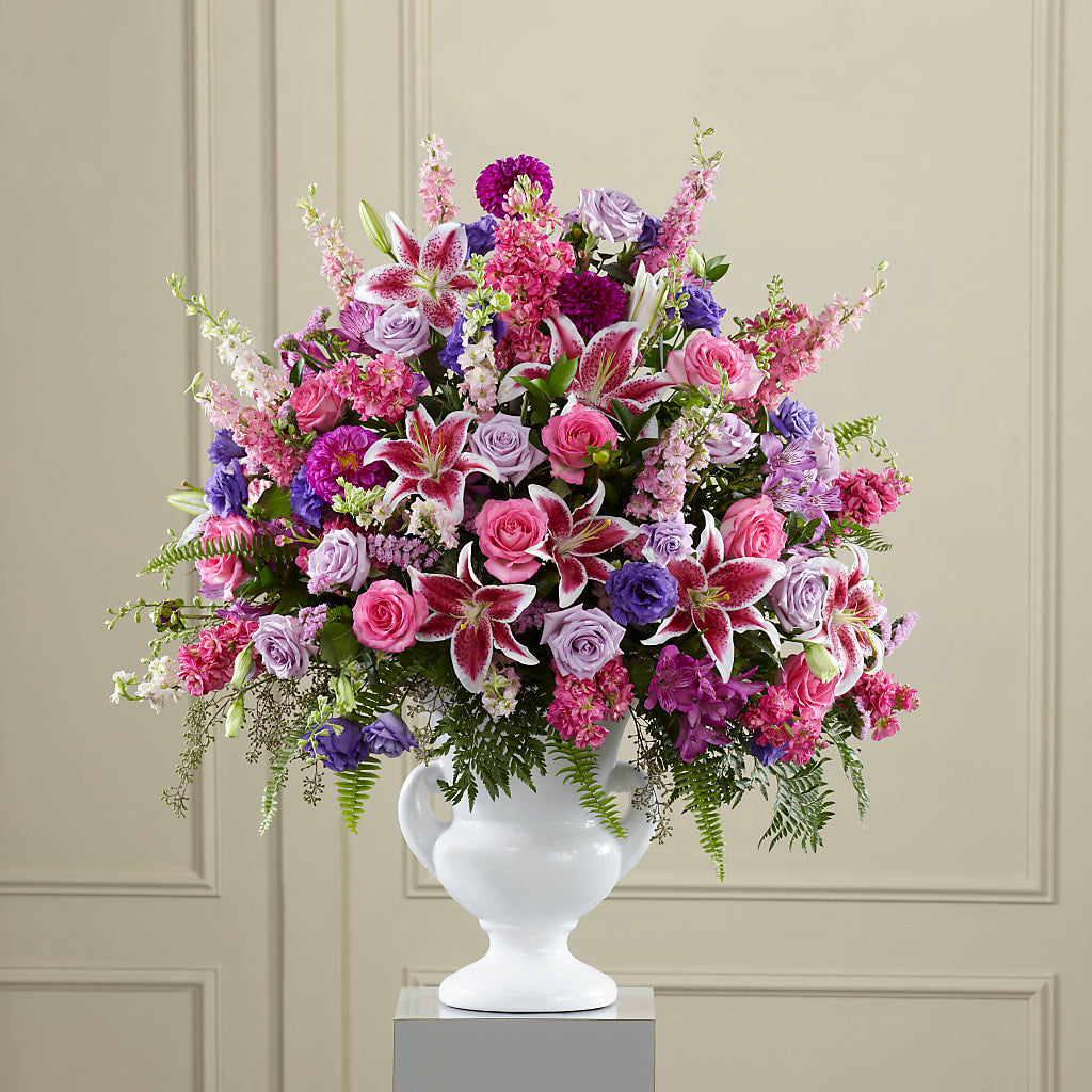 Peaceful Tribute Arrangement – Citrus Valley Florist, West Covina CA