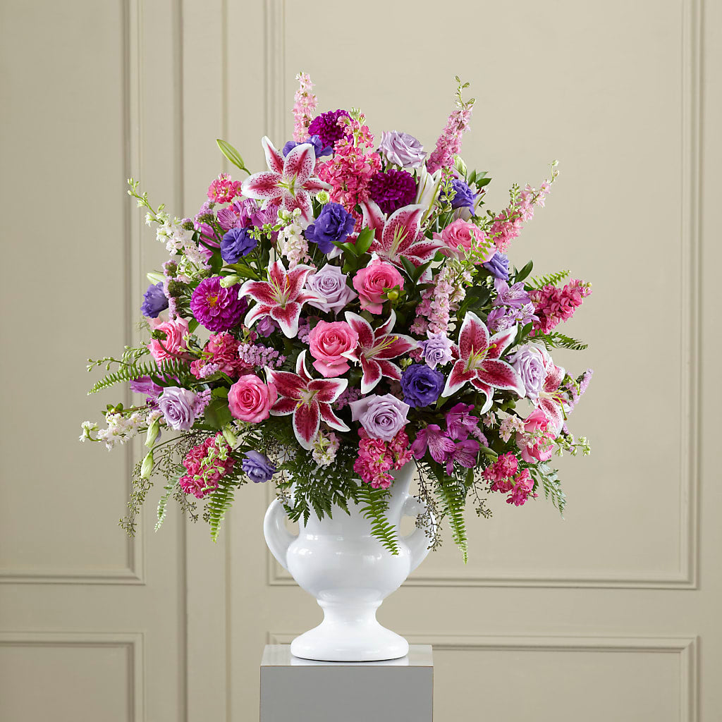 Peaceful Tribute Arrangement – Citrus Valley Florist, West Covina CA