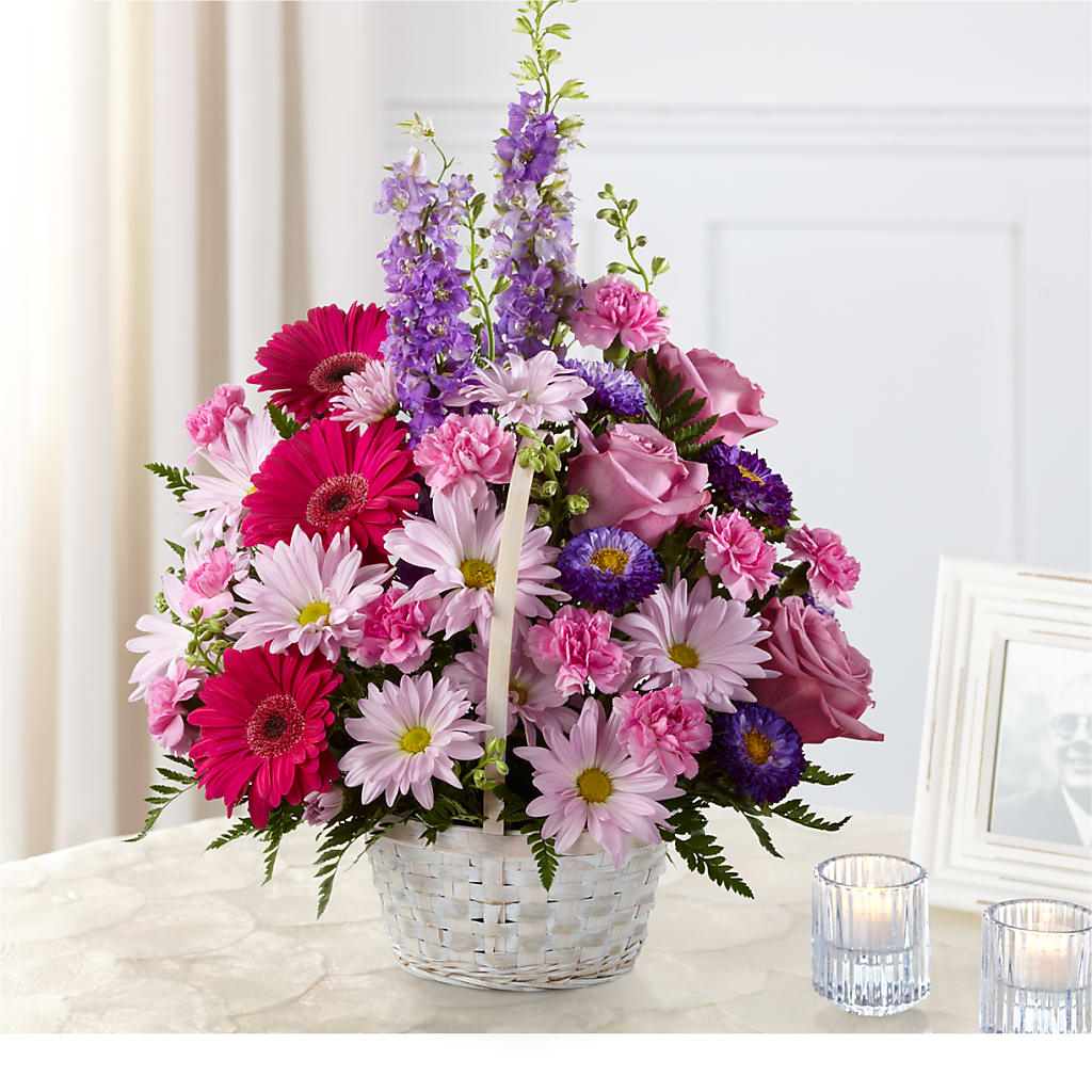 Pastel Peace Basket – Citrus Valley Florist, West Covina CA