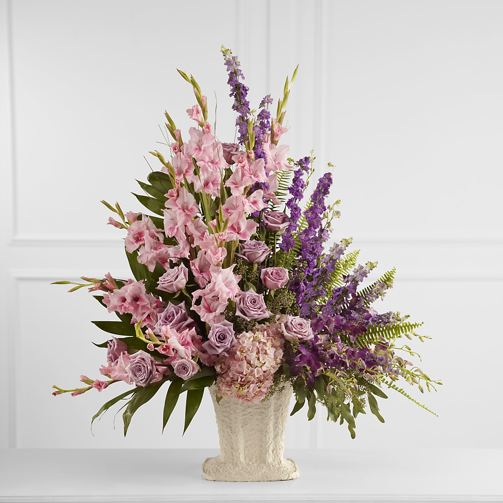 Flowing Garden Arrangement – Citrus Valley Florist, West Covina CA