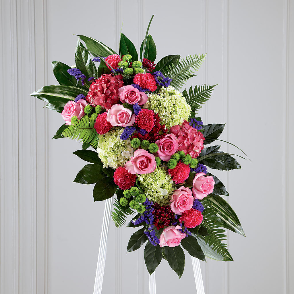 Refreshing Mix Standing Spray – Citrus Valley Florist, West Covina CA