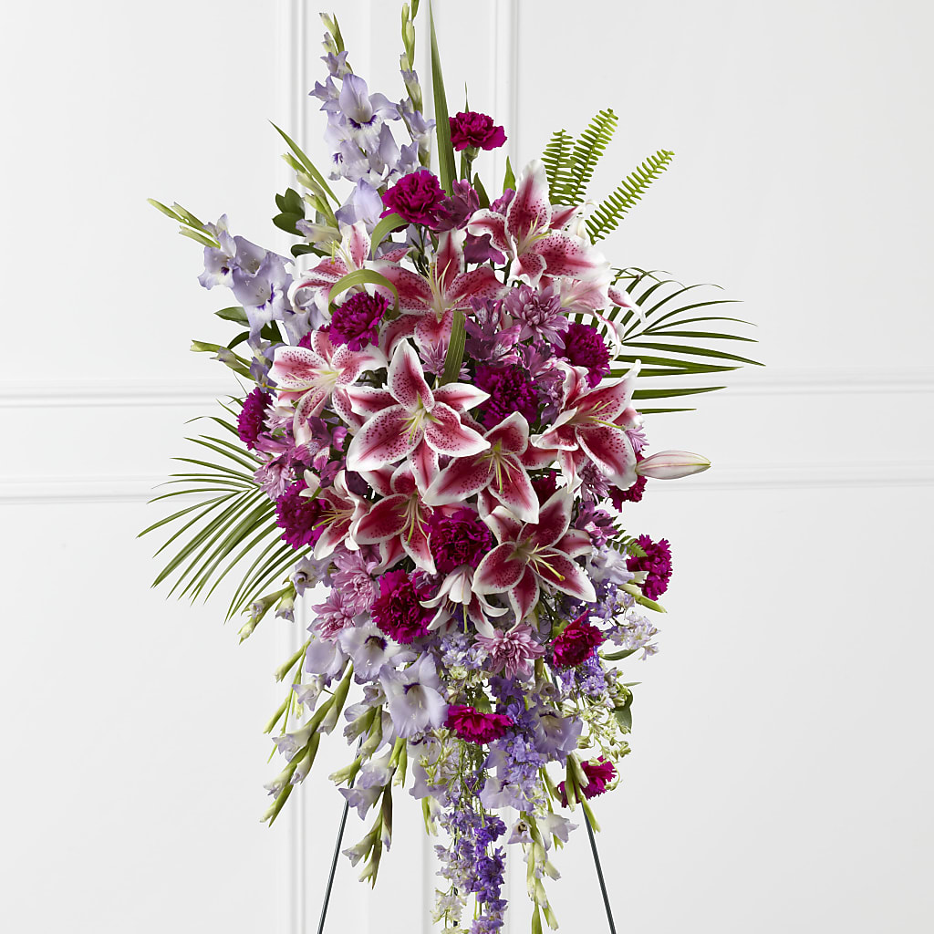 Tender Touch Standing Spray – Citrus Valley Florist, West Covina CA