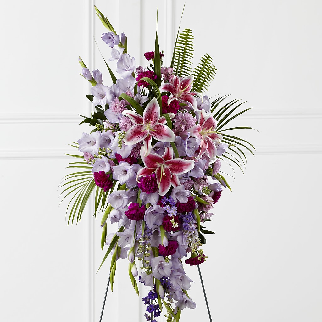 Tender Touch Standing Spray – Citrus Valley Florist, West Covina CA