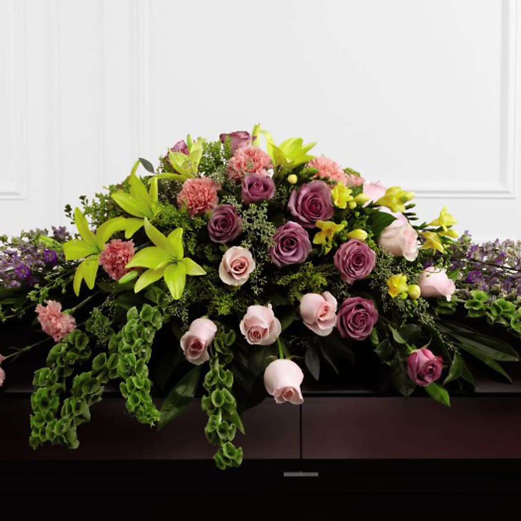 Forever Beloved Casket Spray – Citrus Valley Florist, West Covina CA