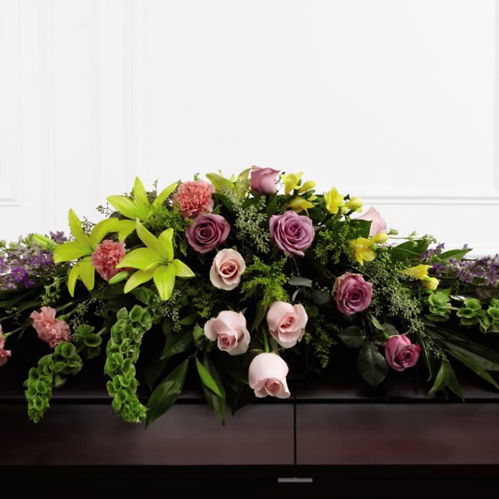 Forever Beloved Casket Spray – Citrus Valley Florist, West Covina CA