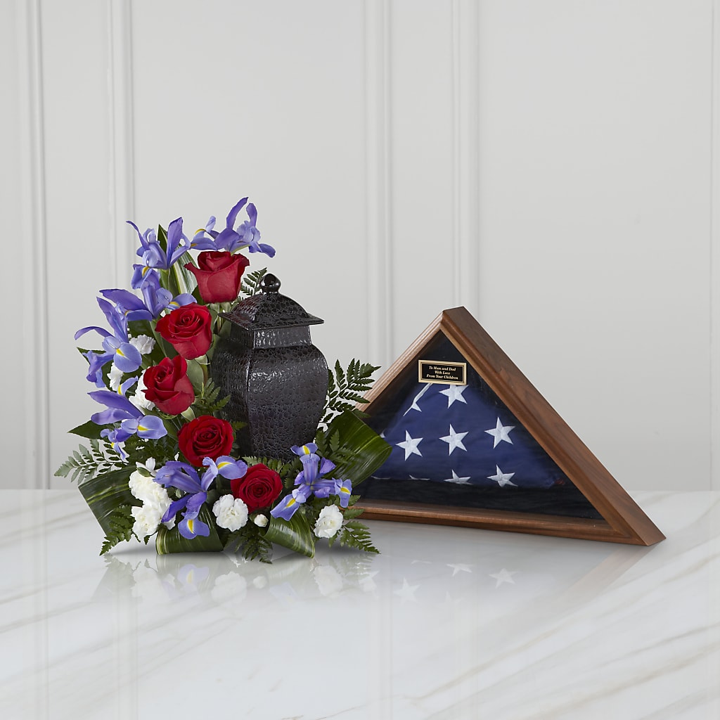 Patriotic Tribute Arrangement – Citrus Valley Florist, West Covina CA