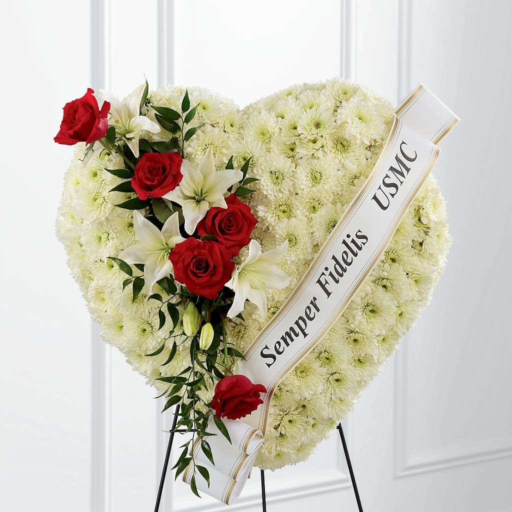 Heartfelt Hero Standing Heart – Citrus Valley Florist, West Covina CA