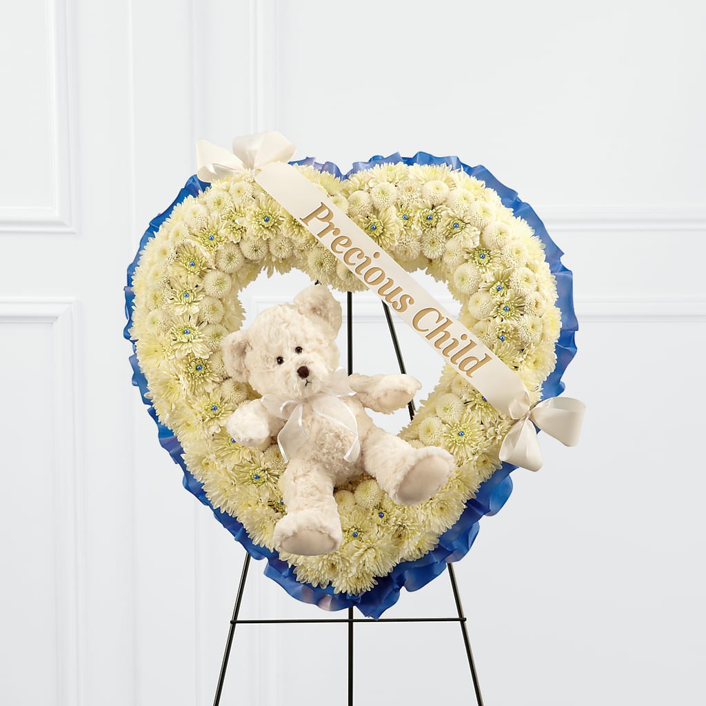 Precious Child Standing Heart – Citrus Valley Florist, West Covina CA