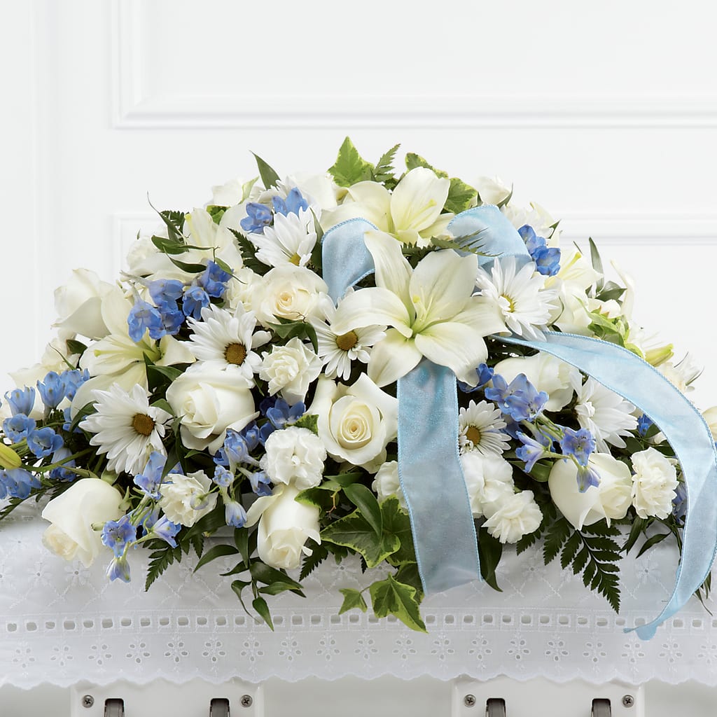 Tender Treasure Casket Spray – Citrus Valley Florist, West Covina CA