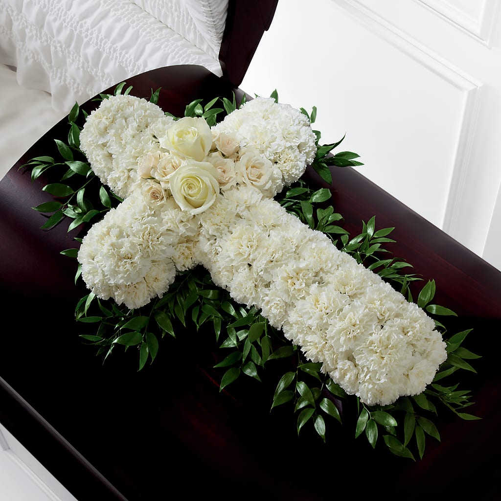 Peaceful Memories Casket Spray (Standard) – Citrus Valley Florist, West Covina CA