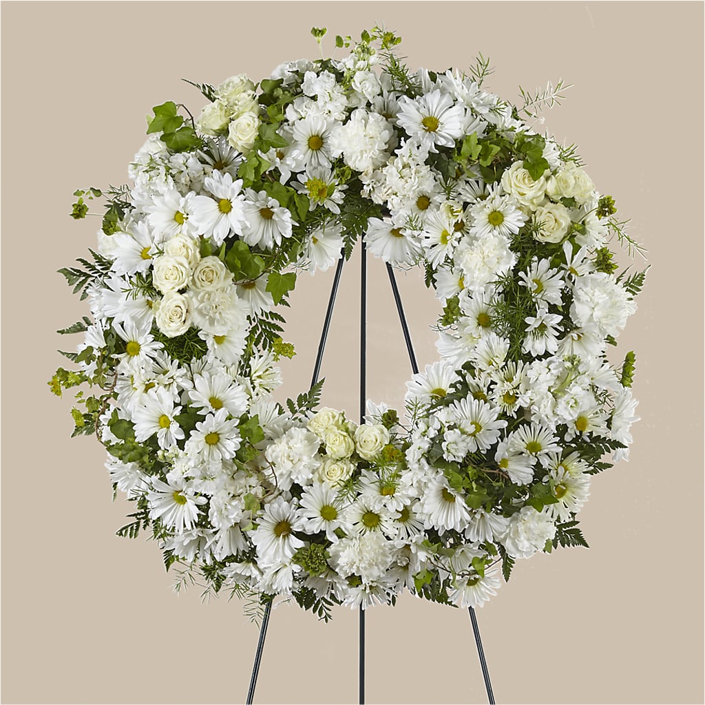Faithful Wishes Wreath – Citrus Valley Florist, West Covina CA