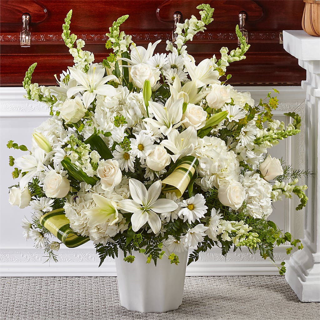 Thoughts of Tranquility Floor Basket – Citrus Valley Florist, West Covina CA
