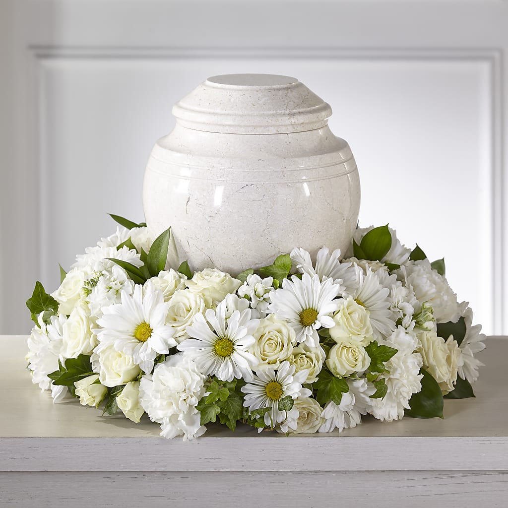 Ivory Gardens Cremation Adornment – Citrus Valley Florist, West Covina CA
