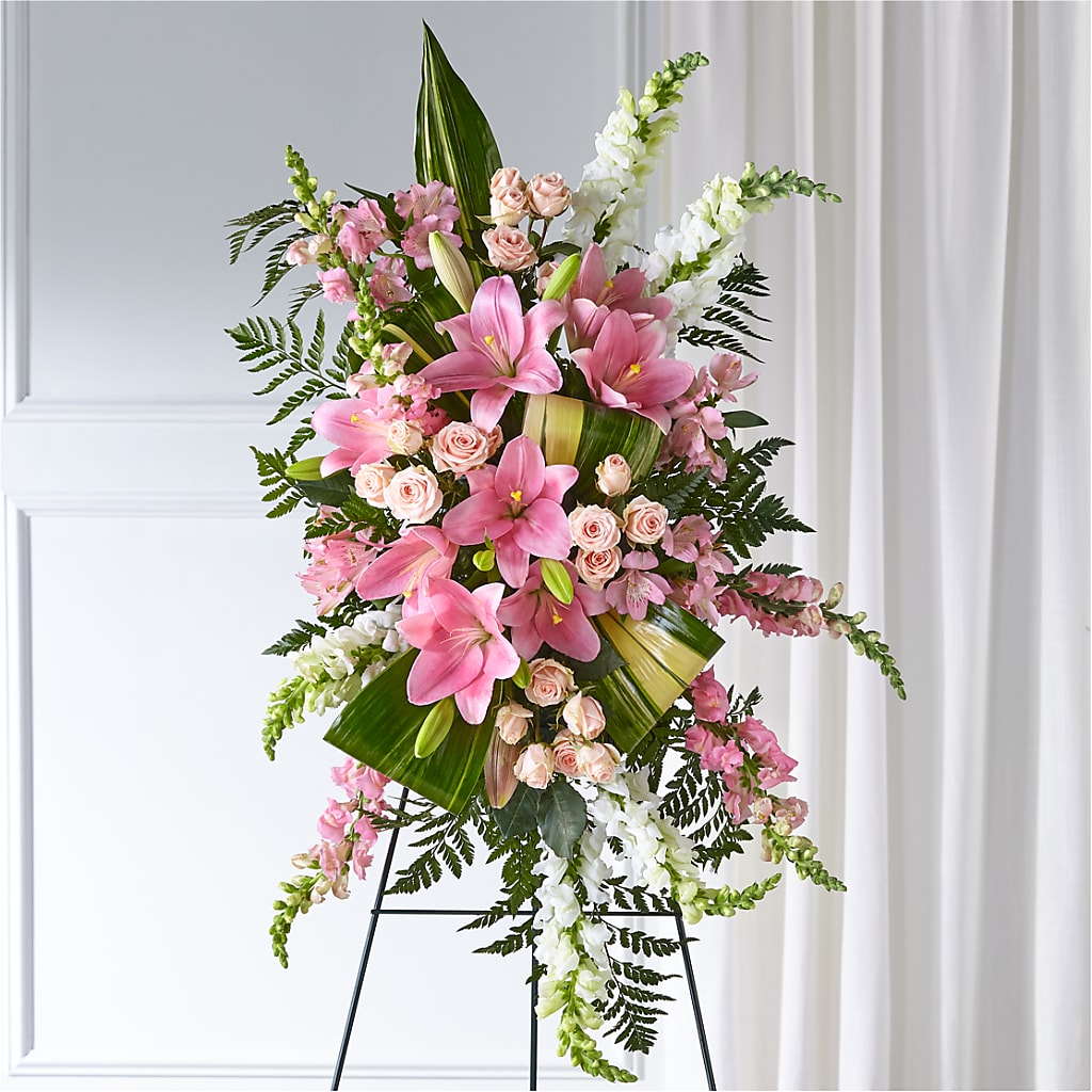 Elegant Embrace Standing Spray – Citrus Valley Florist, West Covina CA