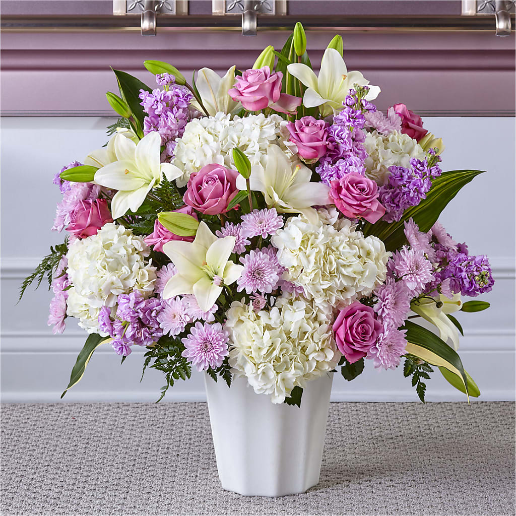 Heaven Sent Floor Basket – Citrus Valley Florist, West Covina CA