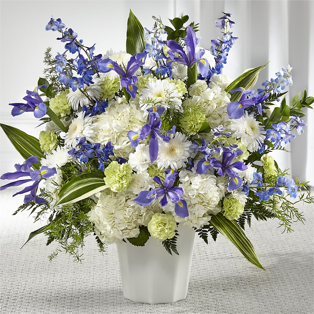 Soft Serenity Floor Basket – Citrus Valley Florist, West Covina CA