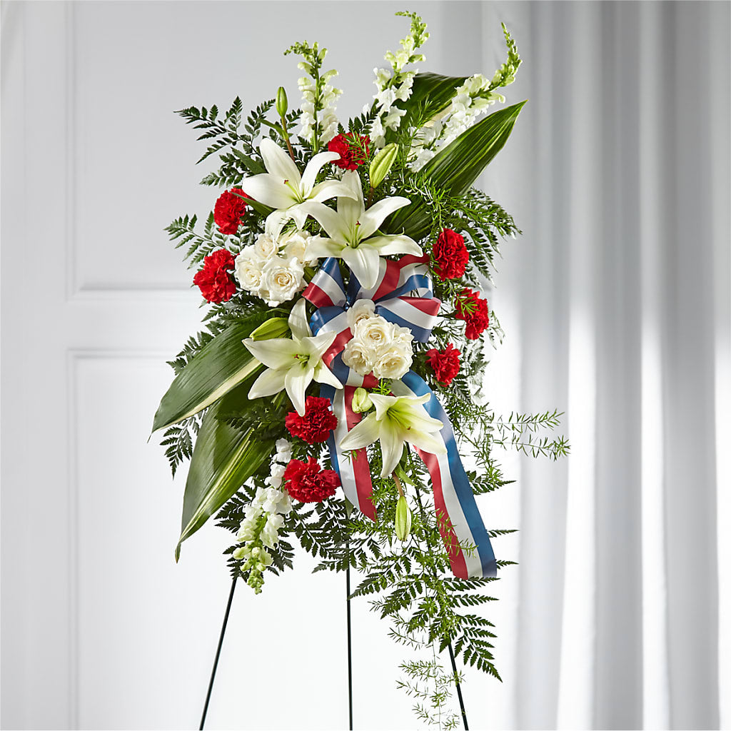 Stars of Life Standing Spray – Citrus Valley Florist, West Covina CA