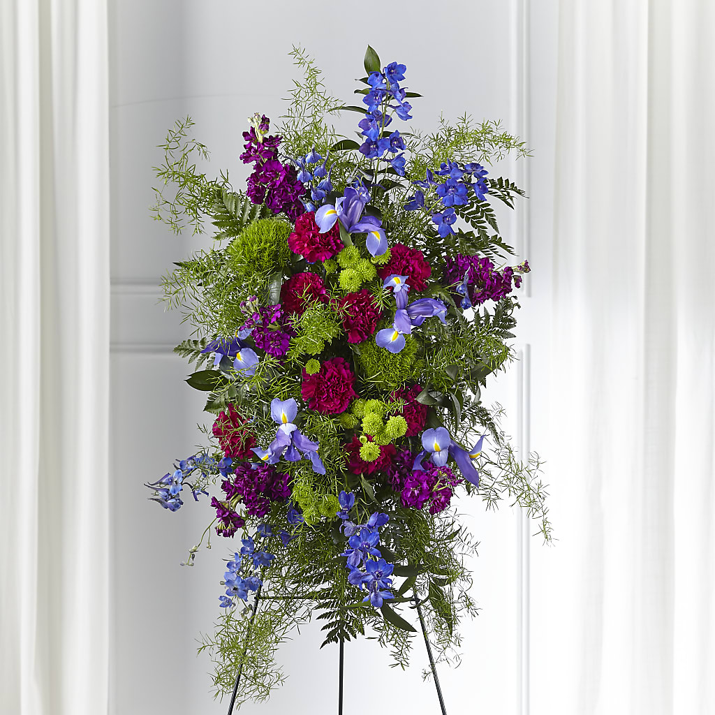 Heavenly Skies Standing Spray – Citrus Valley Florist, West Covina CA