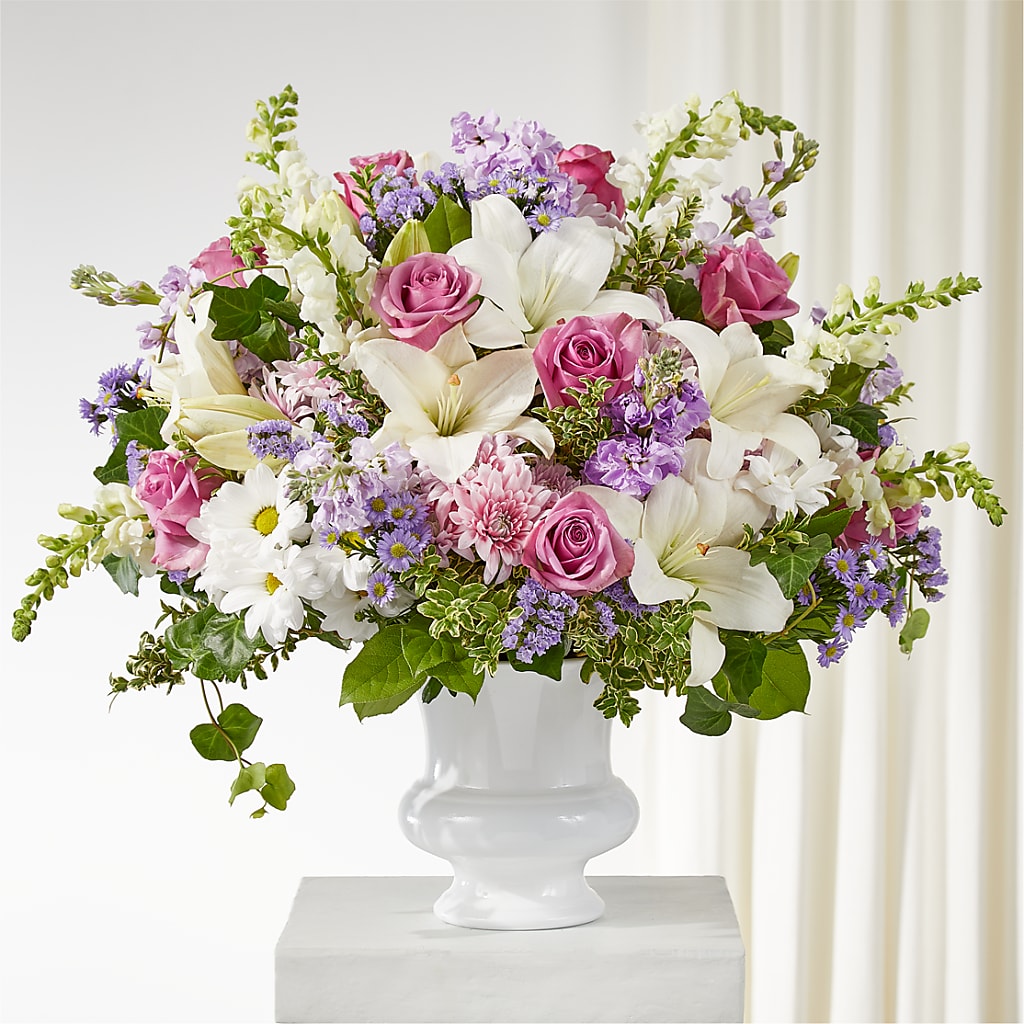 Remarkable Life Urn Arrangement – Citrus Valley Florist, West Covina CA