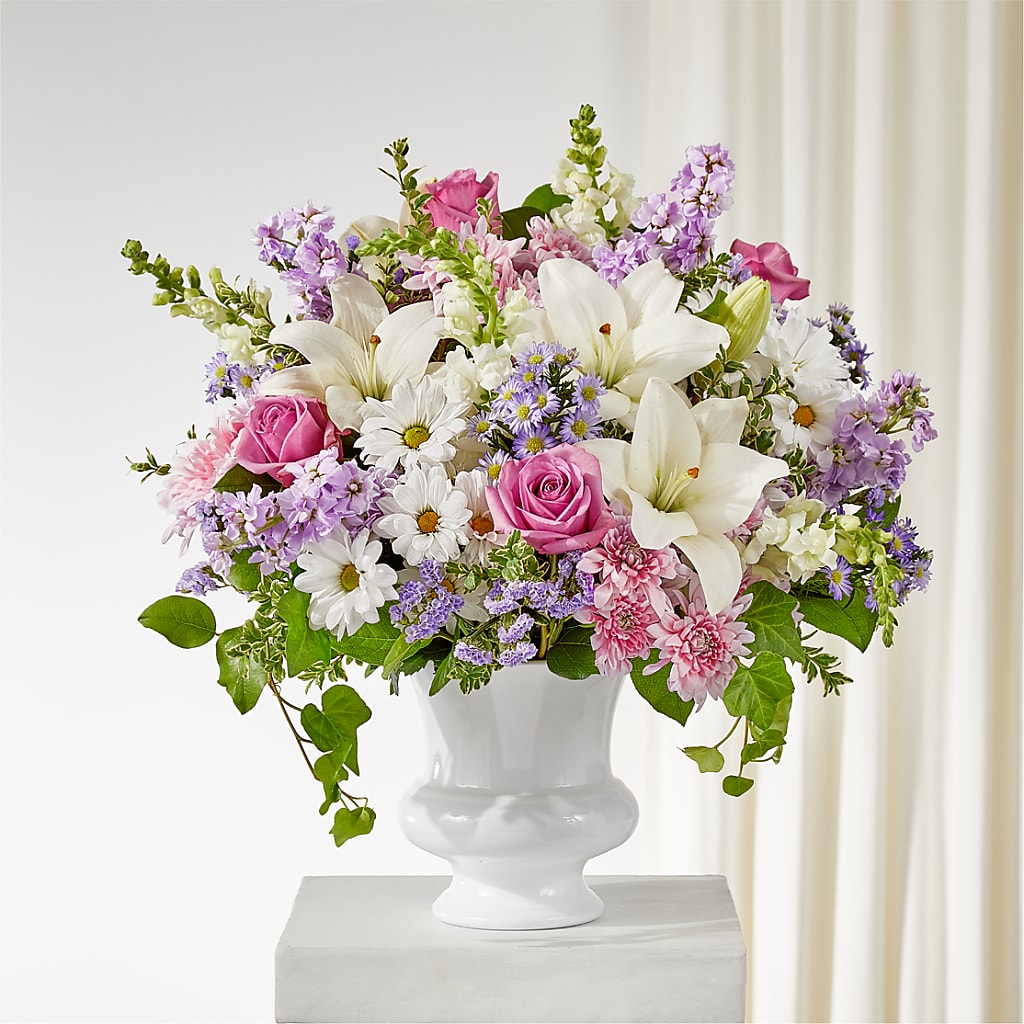 Remarkable Life Urn Arrangement – Citrus Valley Florist, West Covina CA