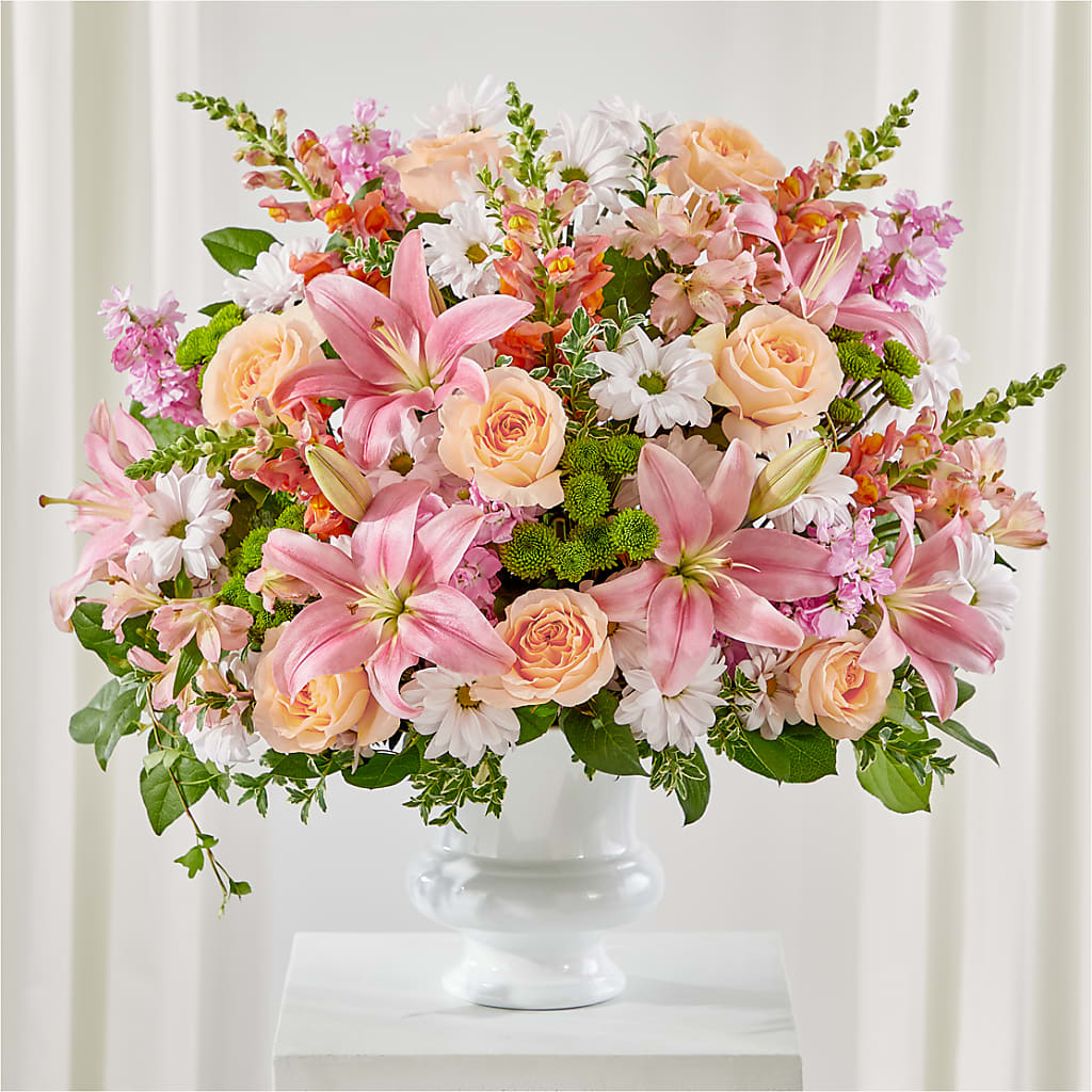 Heartfelt Gesture Urn Arrangement – Citrus Valley Florist, West Covina CA