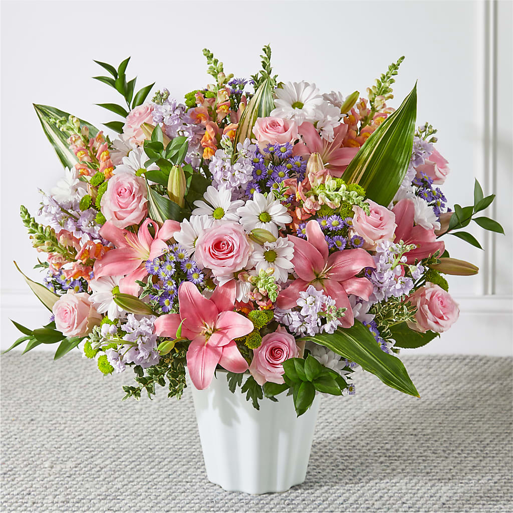 Abundant Compassion Floor Basket – Citrus Valley Florist, West Covina CA