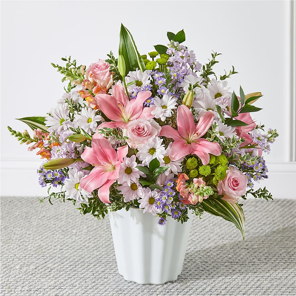 Abundant Compassion Floor Basket – Citrus Valley Florist, West Covina CA