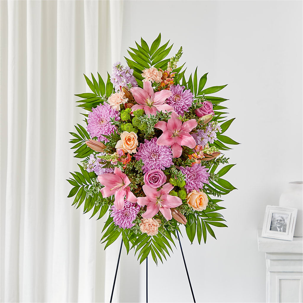 Love & Light Standing Spray – Citrus Valley Florist, West Covina CA
