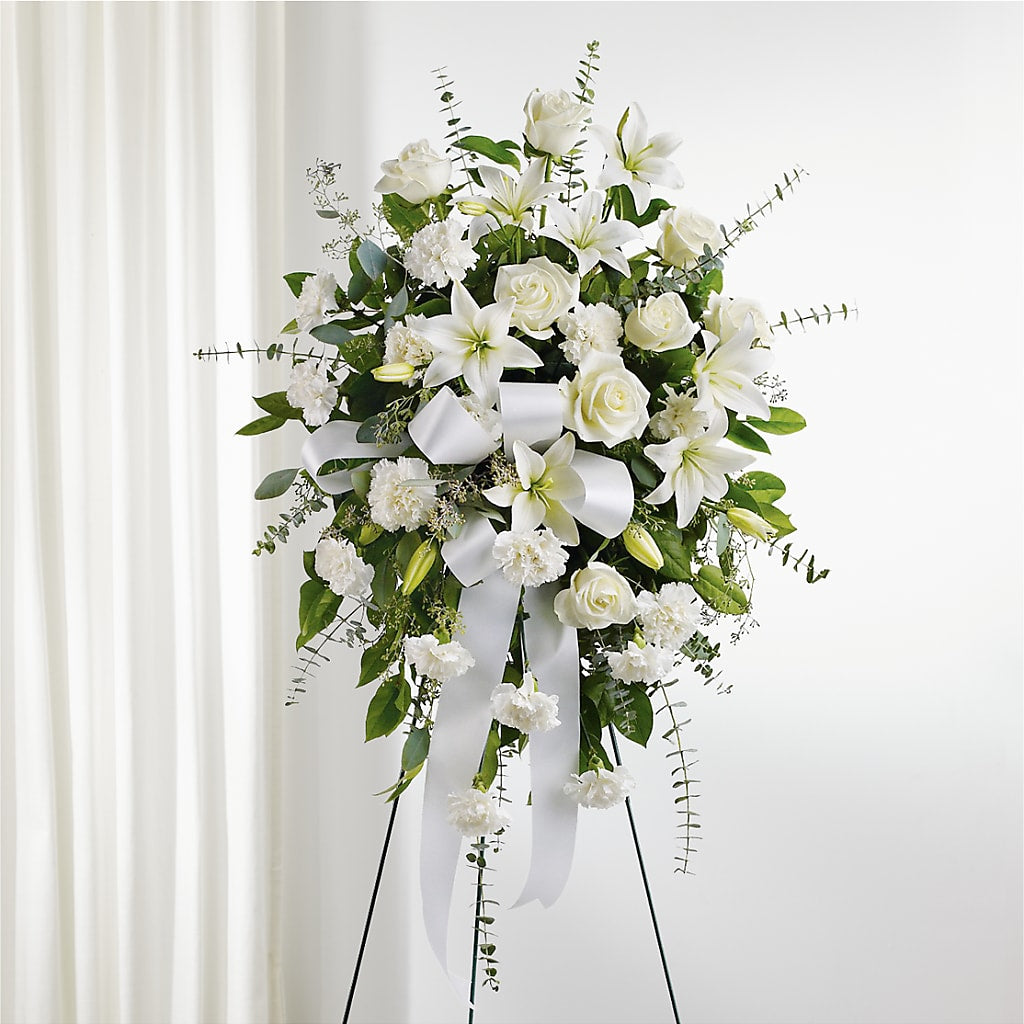 With Care Standing Spray – Citrus Valley Florist, West Covina CA