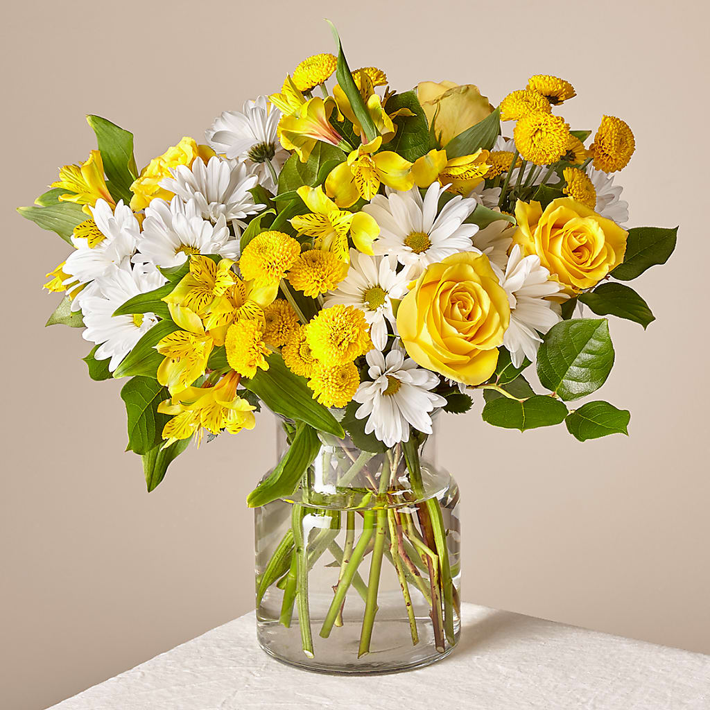 Sunny Sentiments Bouquet – Citrus Valley Florist, West Covina CA