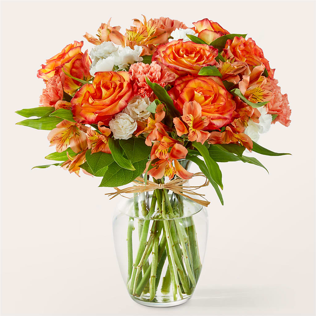 Apricot Glow Bouquet – Citrus Valley Florist, West Covina CA
